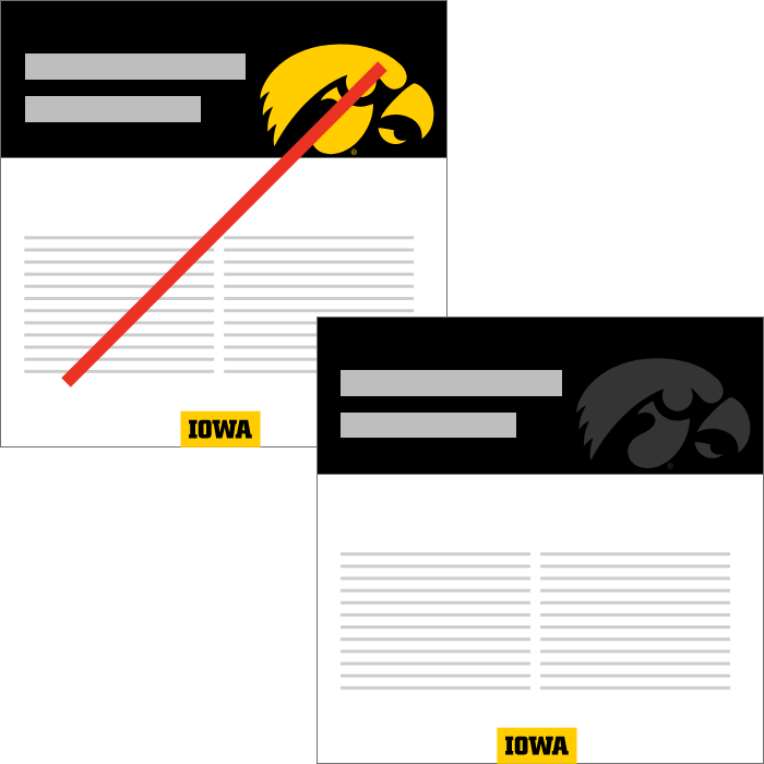 Tigerhawk shown as a secondary element in a layout